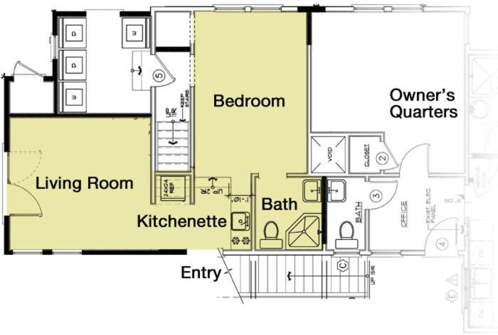 One-Bedroom Apartment interior